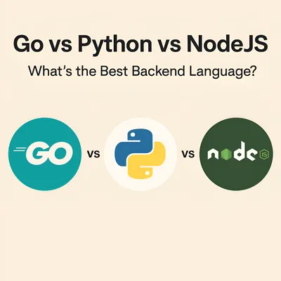 Go vs Python vs NodeJS - What's the Best Backend Language? Cover Image